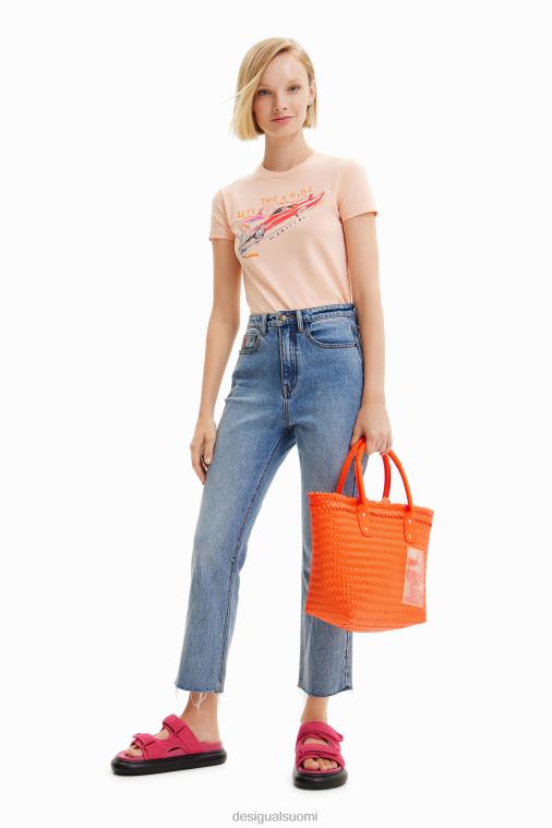 keskikokoinen kudottu laukku Desigual naiset F4V04732 lisävaruste