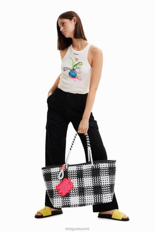 xl kudottu kantokassi Desigual naiset F4V04807 lisävaruste