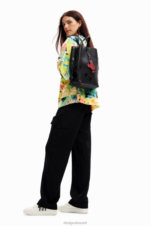 keskikokoinen Mikki Hiiri -reppu Desigual naiset F4V041287 lisävaruste