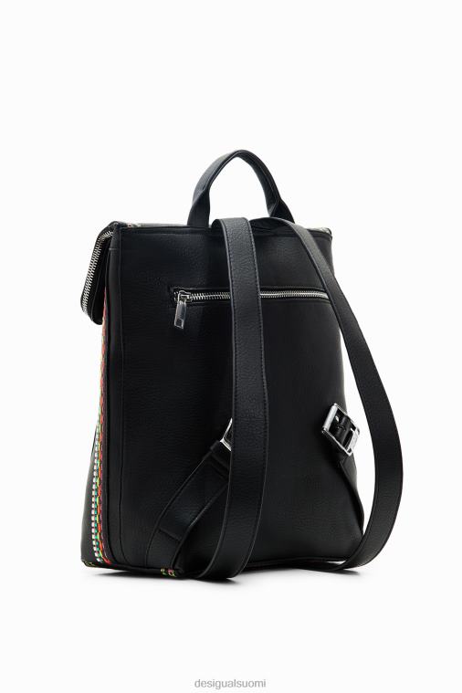 keskikokoinen brodeerattu läppäreppu Desigual naiset F4V041183 lisävaruste