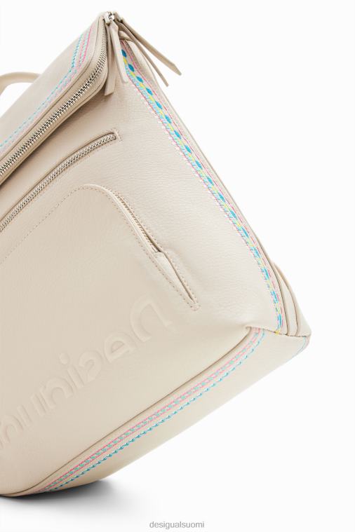 keskikokoinen brodeerattu läppäreppu Desigual naiset F4V041357 lisävaruste