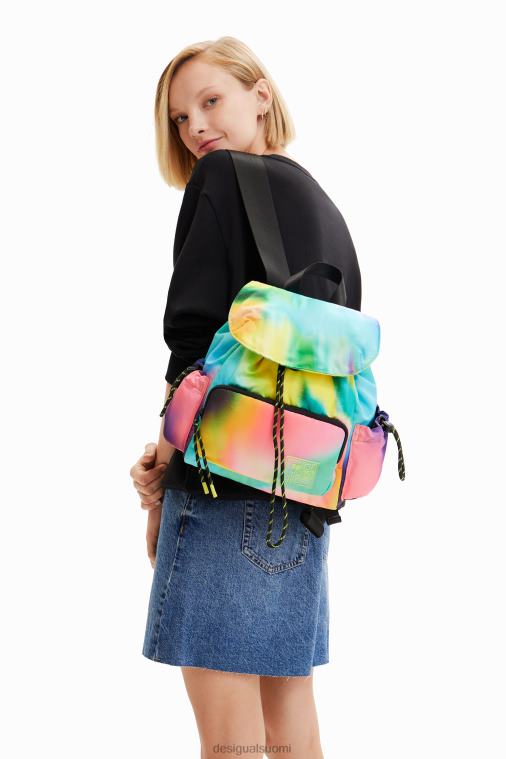 keskikokoinen nyloninen solmittava reppu Desigual naiset F4V04721 lisävaruste