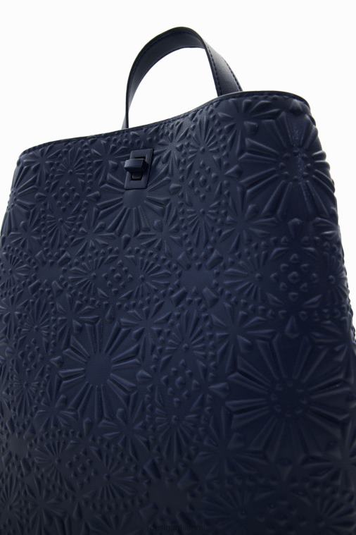 pieni geometrinen kohokuvioitu reppu Desigual naiset F4V041250 lisävaruste