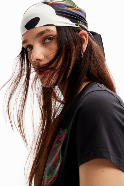 Mikki Hiiri neliönmuotoinen huivi Desigual naiset F4V041407 lisävaruste