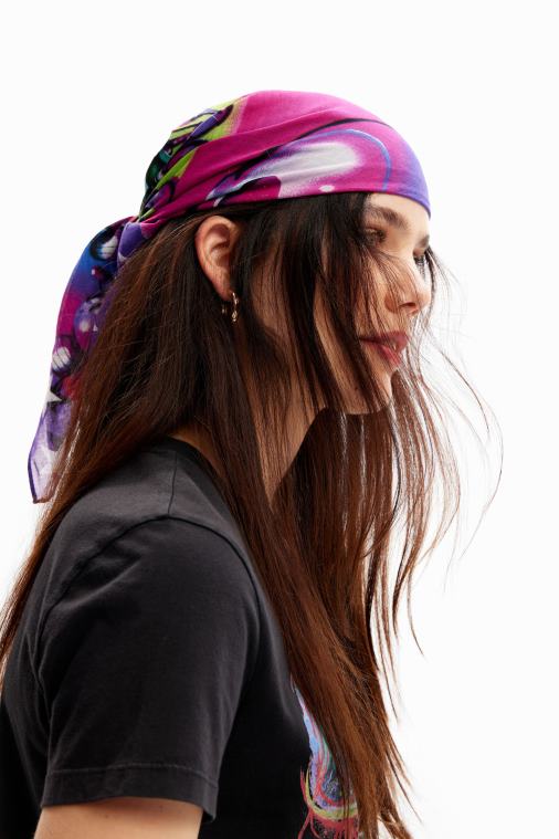 Mikki Hiiri neliönmuotoinen huivi Desigual naiset F4V041408 lisävaruste