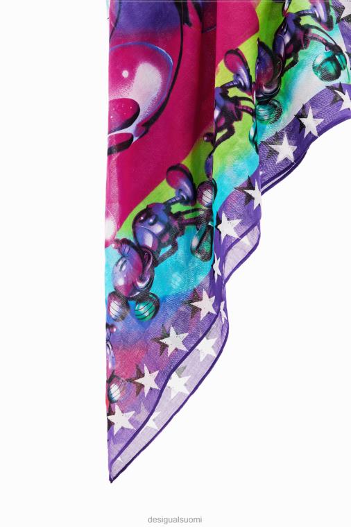 Mikki Hiiri neliönmuotoinen huivi Desigual naiset F4V041408 lisävaruste