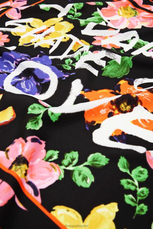 kukka neliönmuotoinen huivi Desigual naiset F4V041420 lisävaruste