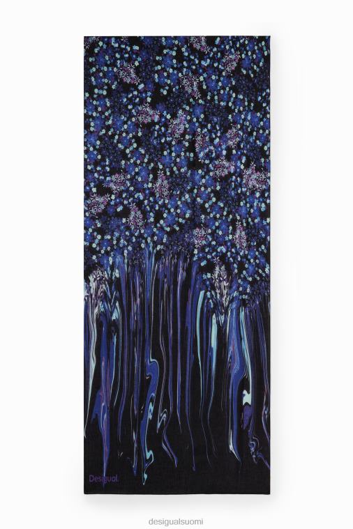 kukka suorakaiteen muotoinen foulard Desigual naiset F4V041419 lisävaruste
