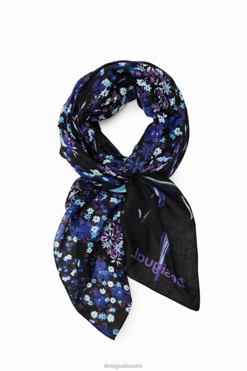 kukka suorakaiteen muotoinen foulard Desigual naiset F4V041419 lisävaruste