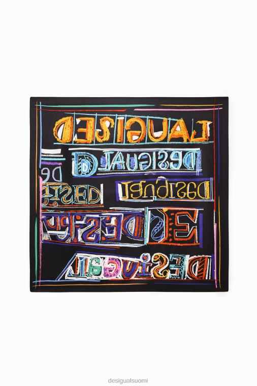 kuvitus neliömäinen huivi Desigual naiset F4V04658 lisävaruste