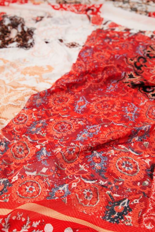 suorakaiteen muotoinen indonesialainen foulard Desigual naiset F4V041149 lisävaruste