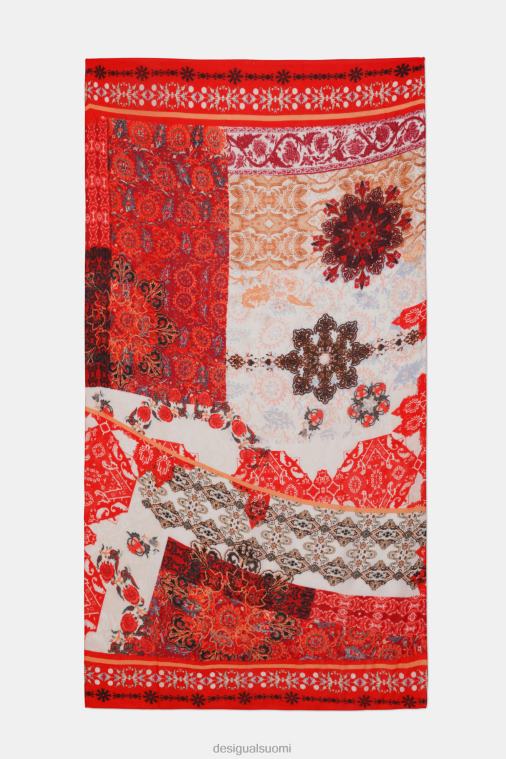suorakaiteen muotoinen indonesialainen foulard Desigual naiset F4V041149 lisävaruste