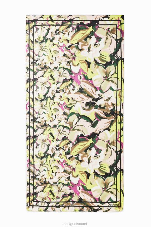 suorakaiteen muotoinen kukkakangas Desigual naiset F4V041411 lisävaruste