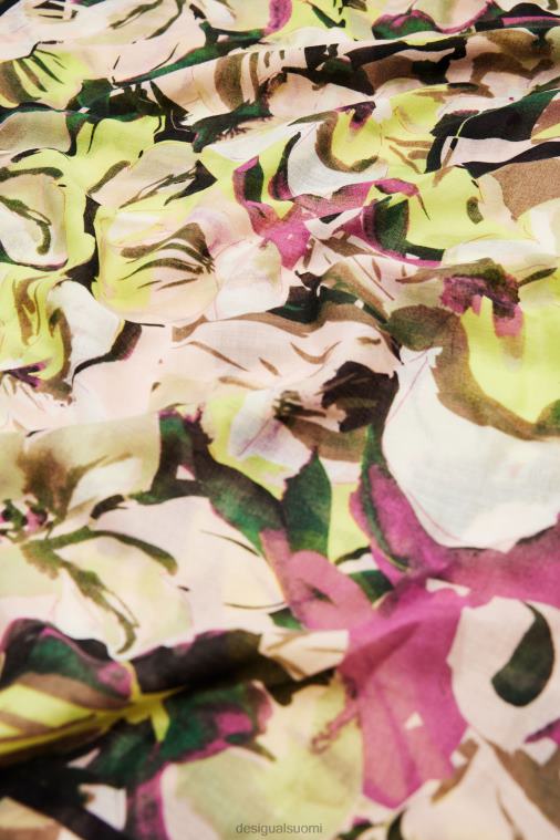 suorakaiteen muotoinen kukkakangas Desigual naiset F4V041411 lisävaruste