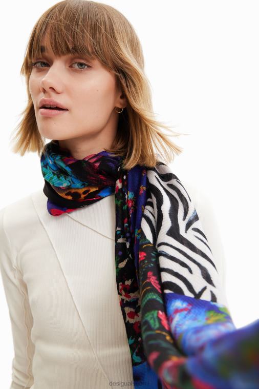 suorakaiteen muotoinen laastari foulard Desigual naiset F4V041413 lisävaruste
