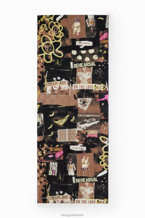taiteellinen suorakaiteen muotoinen foulard Desigual naiset F4V041437 lisävaruste