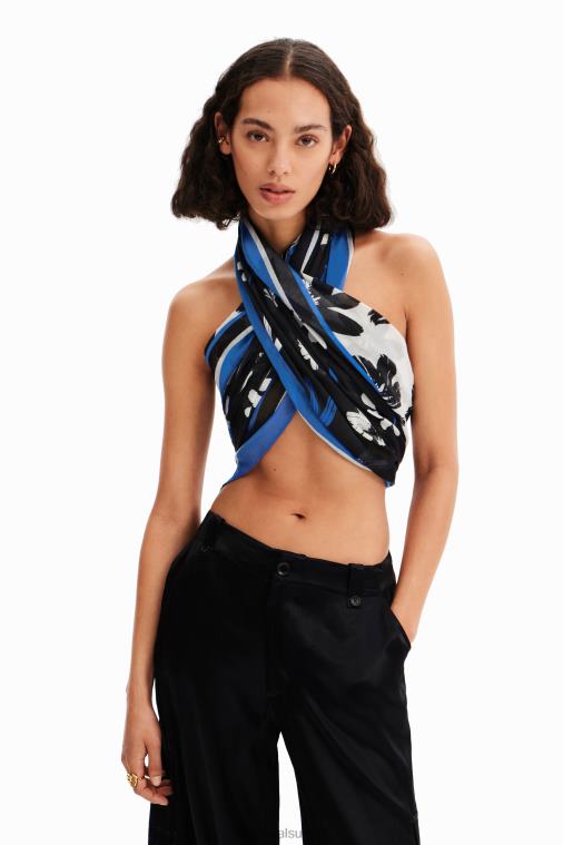 taiteellinen suorakaiteen muotoinen kukkakangas Desigual naiset F4V04423 lisävaruste