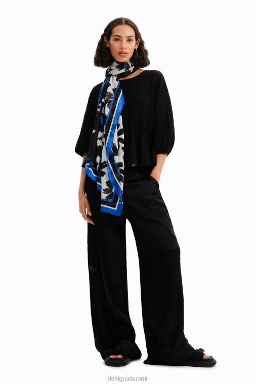 taiteellinen suorakaiteen muotoinen kukkakangas Desigual naiset F4V04423 lisävaruste