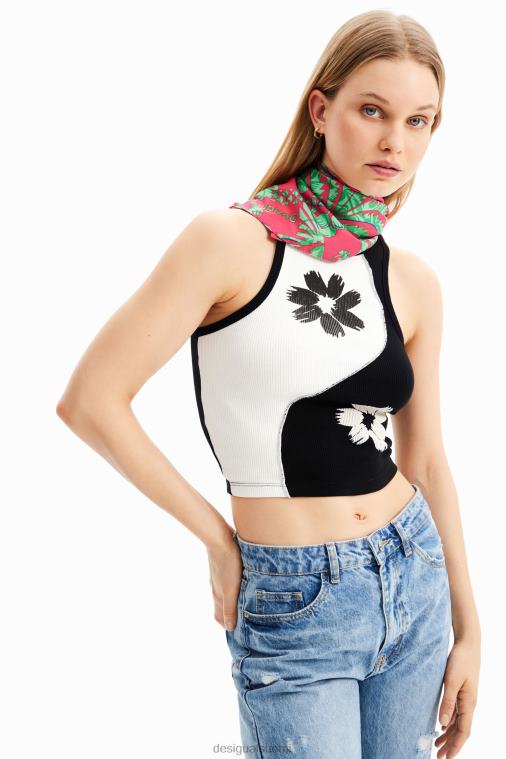 trooppinen neliön muotoinen huivi Desigual naiset F4V04417 lisävaruste