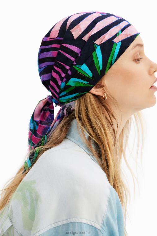 trooppinen neliön muotoinen huivi Desigual naiset F4V04738 lisävaruste