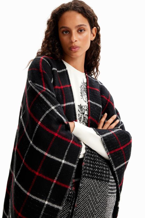 käännettävä poncho Desigual naiset F4V041436 lisävaruste