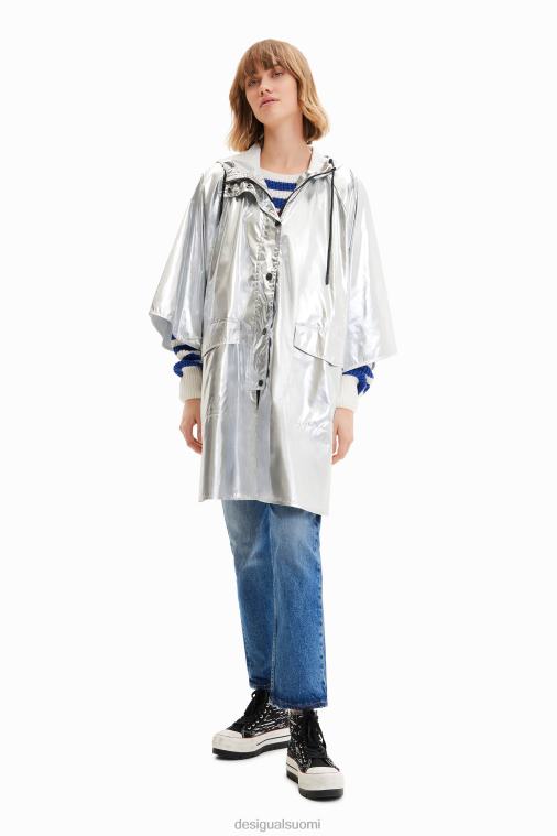 metallinen laminoitu sadeponcho Desigual naiset F4V04570 lisävaruste
