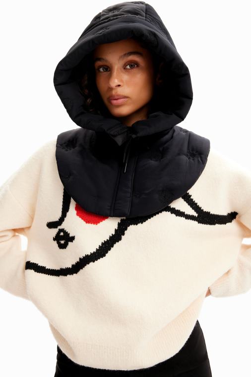 pehmustettu huppu Desigual naiset F4V041447 lisävaruste