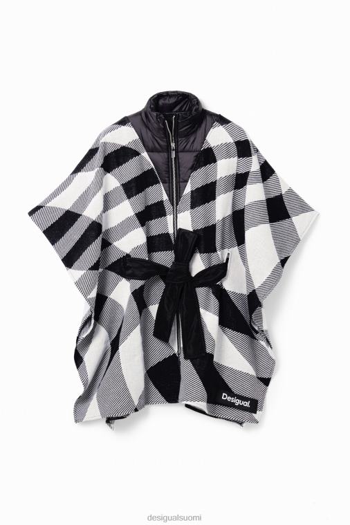 ruudullinen vyöponcho Desigual naiset F4V041440 lisävaruste