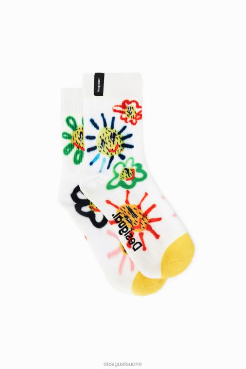 kuvitussukat Desigual naiset F4V04939 lisävaruste