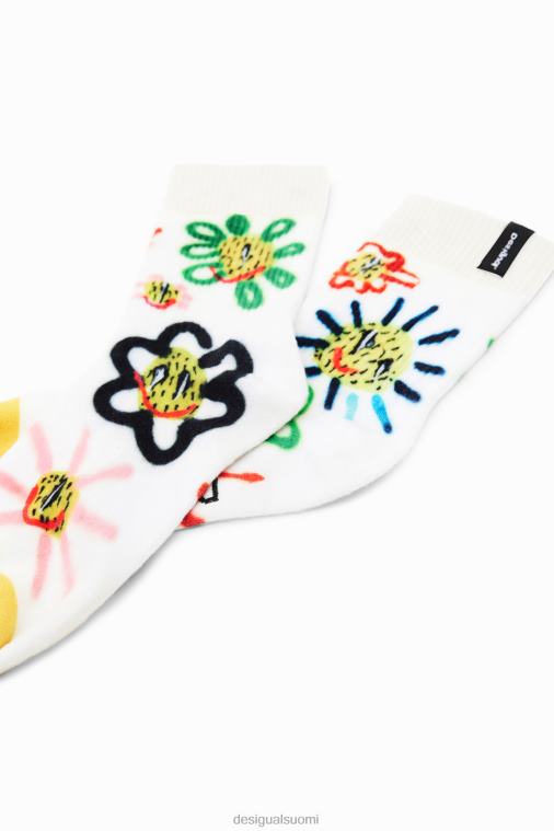 kuvitussukat Desigual naiset F4V04939 lisävaruste