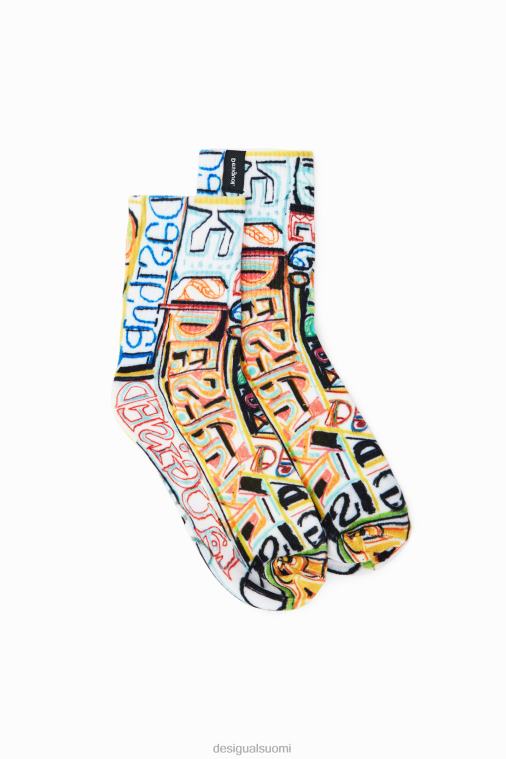 taiteelliset logosukat Desigual naiset F4V04382 lisävaruste