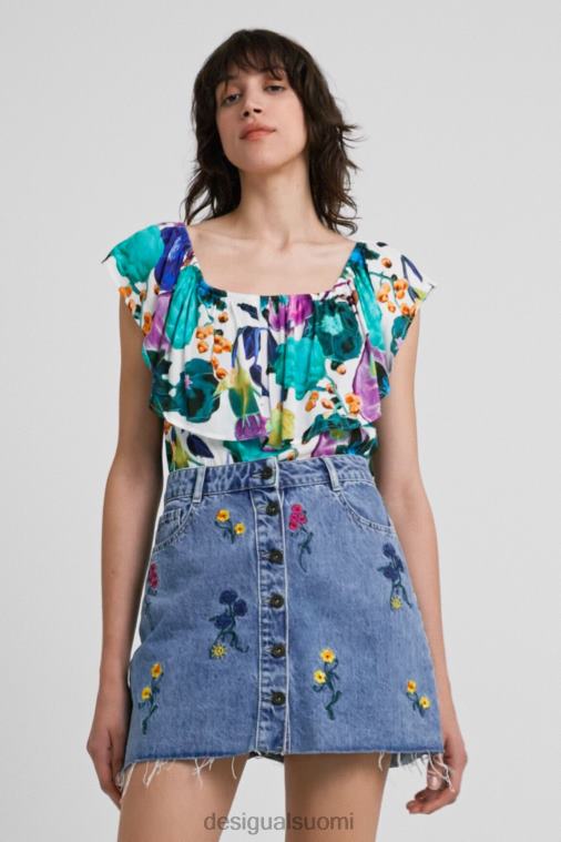 boat kaula kukka body Desigual naiset F4V04882 vaatetus