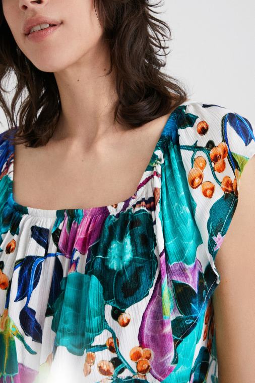 boat kaula kukka body Desigual naiset F4V04882 vaatetus