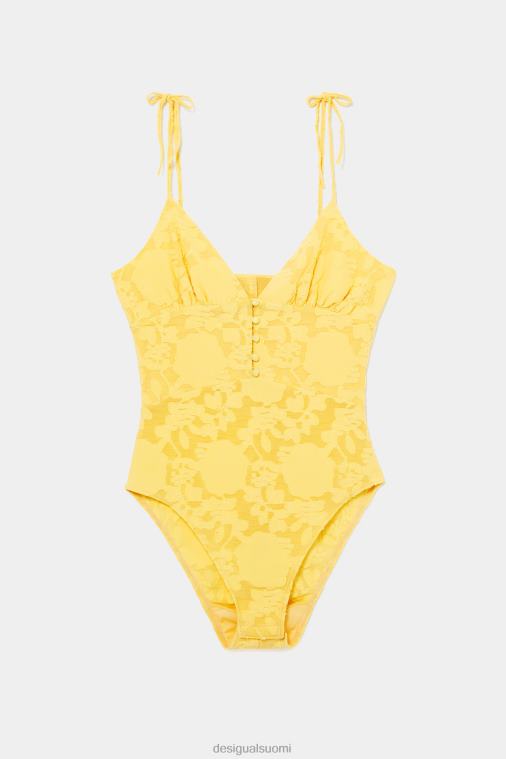 brodeerattu body, hienot olkaimet Desigual naiset F4V041134 vaatetus