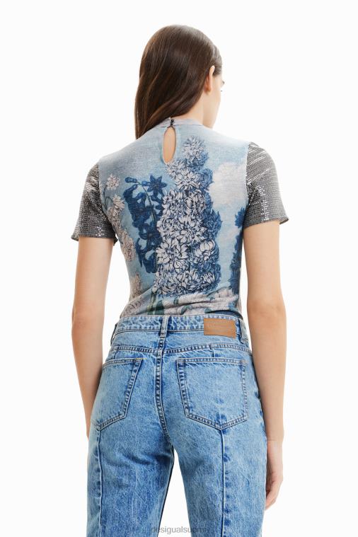 metallinen neulottu body Desigual naiset F4V04866 vaatetus