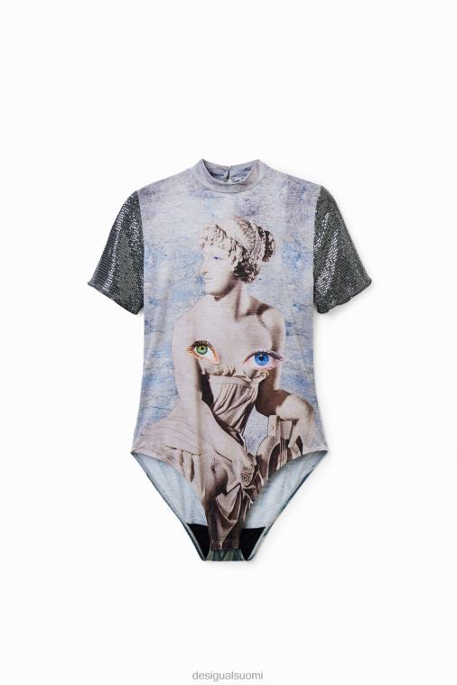 metallinen neulottu body Desigual naiset F4V04866 vaatetus