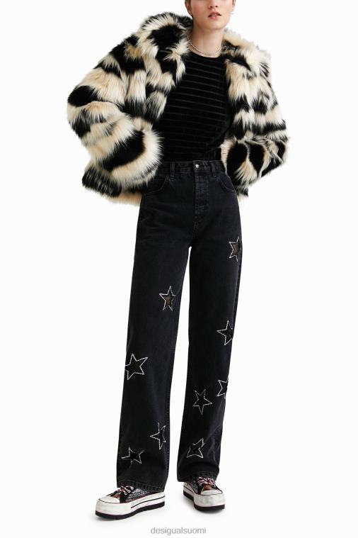 samettinen raidallinen ohut body Desigual naiset F4V04558 vaatetus