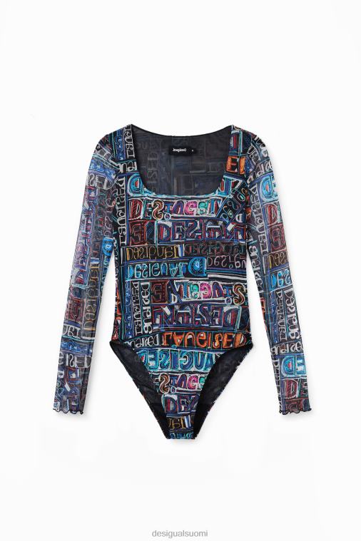 tylli taiteellinen logo body Desigual naiset F4V04335 vaatetus