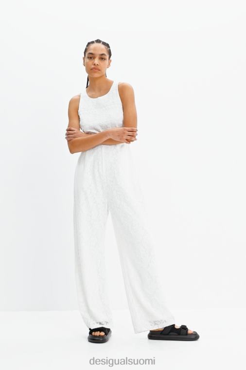 pitkä kirjailtu pitsihaalari Desigual naiset F4V04584 vaatetus