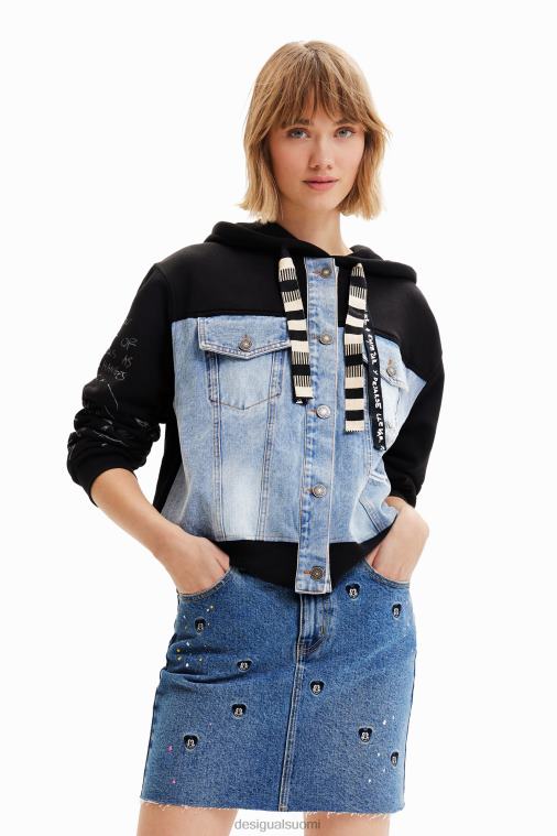 Disneyn Mikki Hiiri -denim-minihame Desigual naiset F4V04661 vaatetus