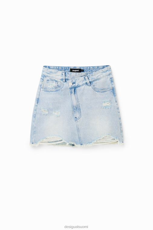 denim ristikkäin vyötäröllä minihame Desigual naiset F4V04759 vaatetus