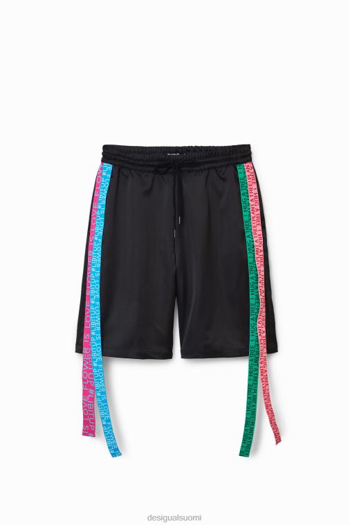 johnson hartig nauhashortsit Desigual naiset F4V04666 vaatetus