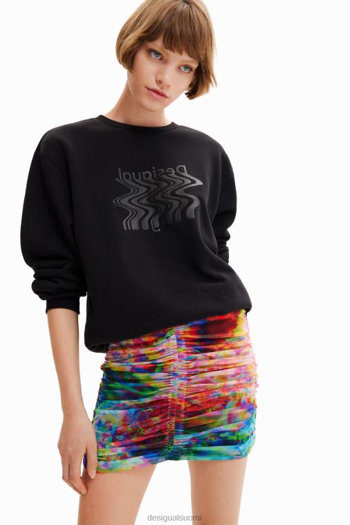 kukkainen rypytetty tyllihame Desigual naiset F4V04324 vaatetus