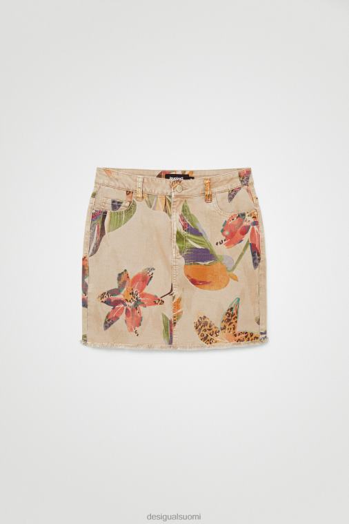 kukkakuvioinen naamiointiminihame Desigual naiset F4V041091 vaatetus