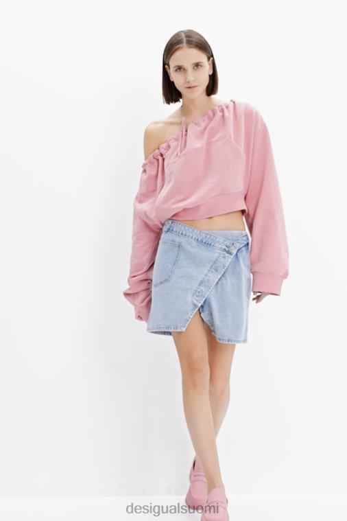 maitrepierre wrap denim minihame Desigual naiset F4V04362 vaatetus