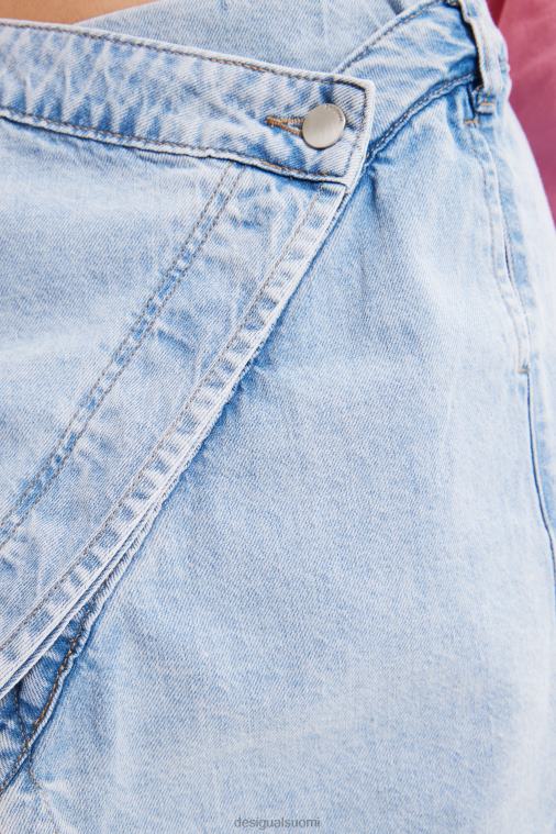 maitrepierre wrap denim minihame Desigual naiset F4V04362 vaatetus