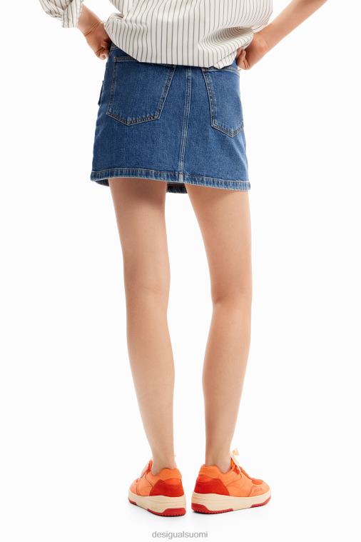 mini nastoitettu farkkuhame Desigual naiset F4V04177 vaatetus