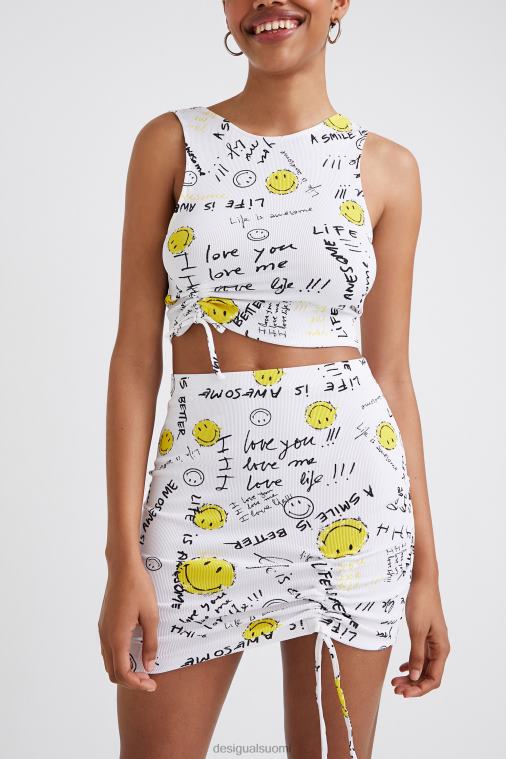 ohut hymiö minihame Desigual naiset F4V04459 vaatetus