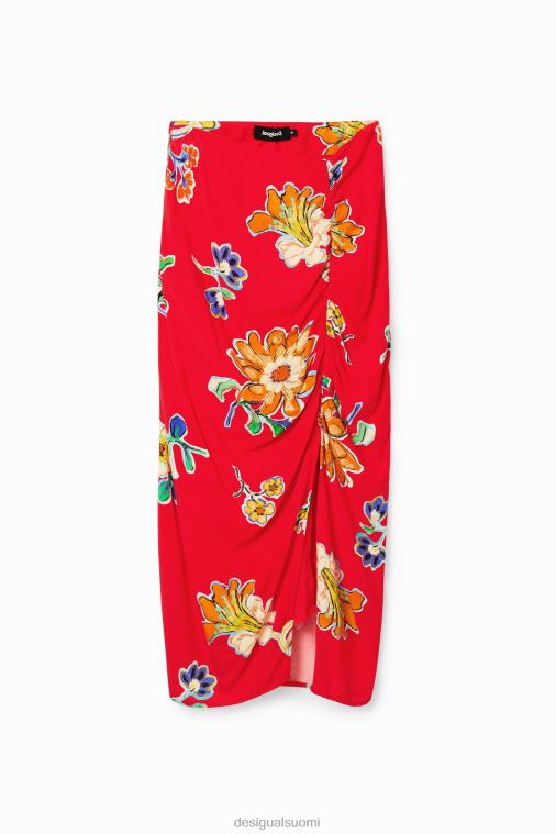 poimutettu midihame Desigual naiset F4V04761 vaatetus