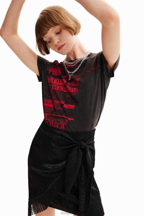 reunustettu minihame Desigual naiset F4V04545 vaatetus